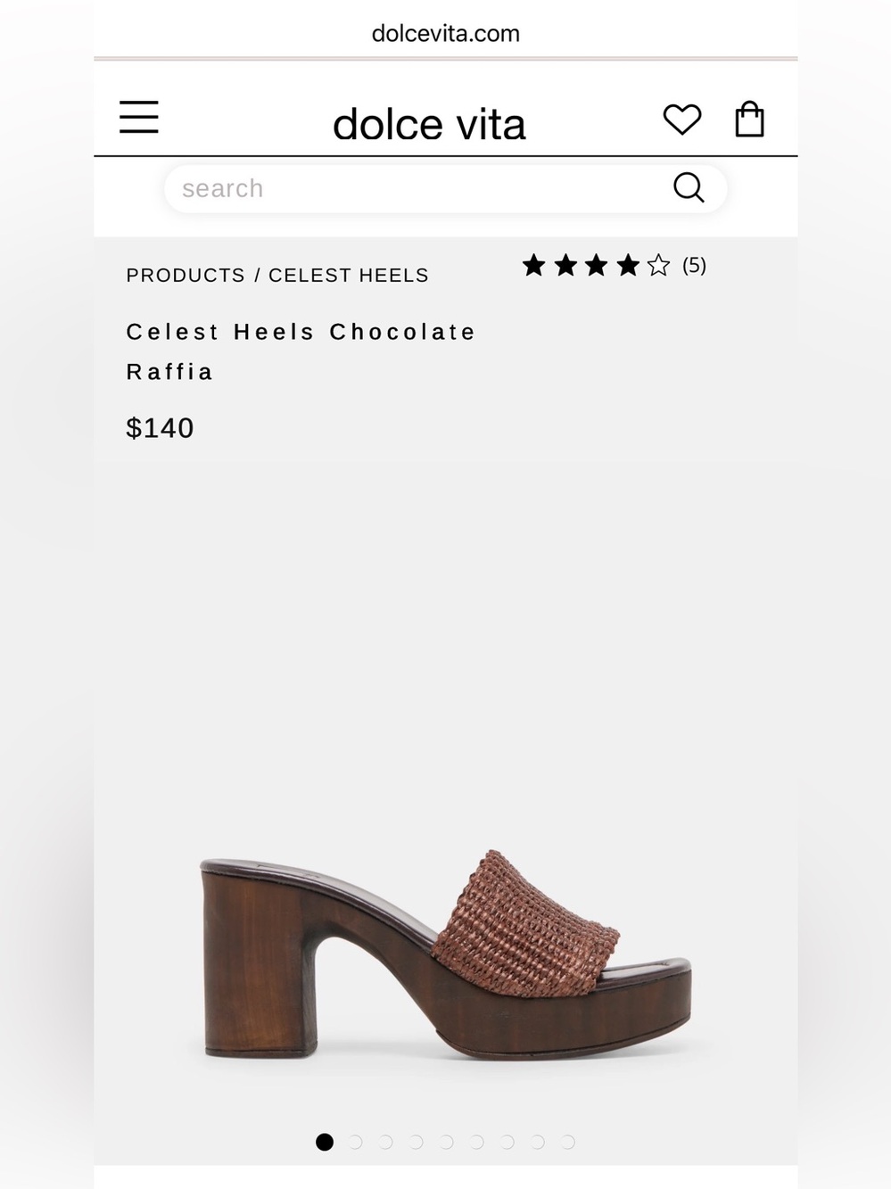 Brand New Dolce Vita Chocolate Platform  Heels